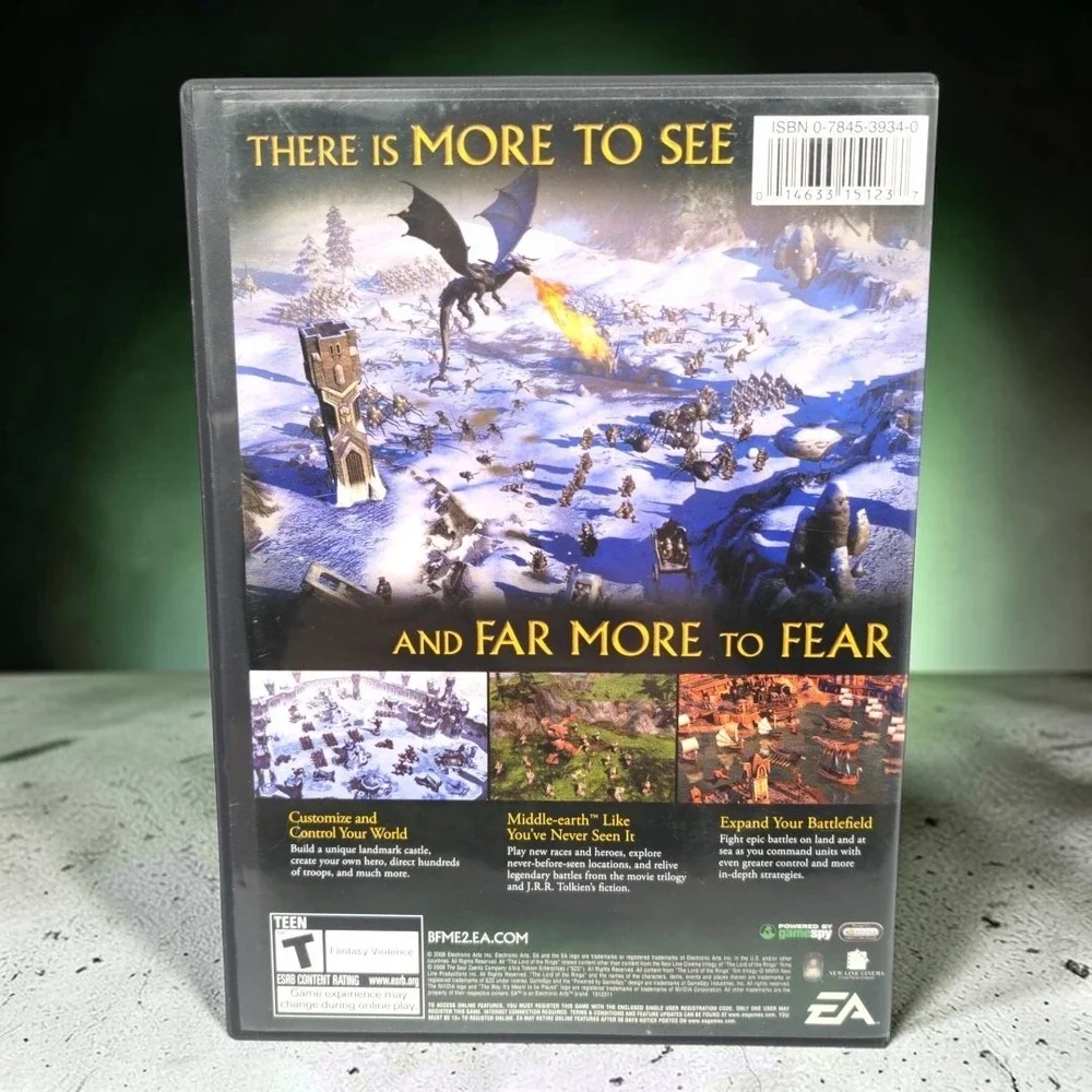 VTG EA Lord of the Rings Battle for Middle-Earth II PC CD 6 Disc Game Set 2006